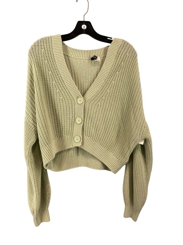 Sweater Cardigan By Divided In Green, Size: M Fashion