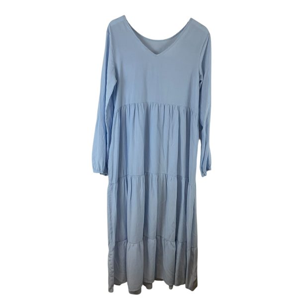 Dress Casual Maxi By Clothes Mentor In Blue, Size: L Hot on Sale