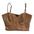 Top Sleeveless By Express In Tan, Size: S For Discount