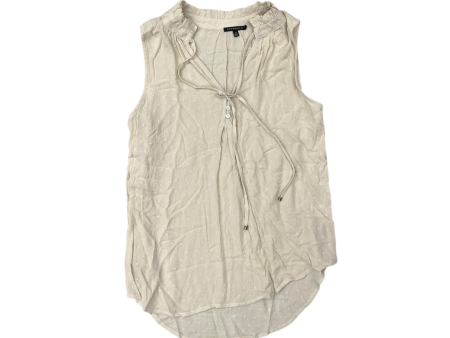 Top Sleeveless By Staccato In Ivory, Size: M For Cheap