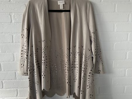 Cardigan By Chicos In Cream, Size: S Cheap