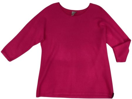 Top 3 4 Sleeve By Chicos In Pink, Size: 1 For Cheap