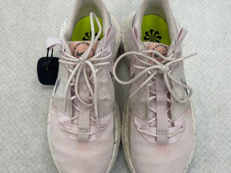 Shoes Athletic By Nike Apparel In Pink & White, Size: 9.5 Sale