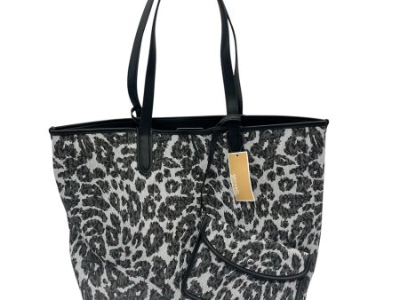 Tote Designer By Michael Kors In Black & Grey, Size:Medium Online Hot Sale