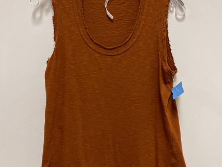 Top Sleeveless By Anthropologie In Brown, Size: S Discount