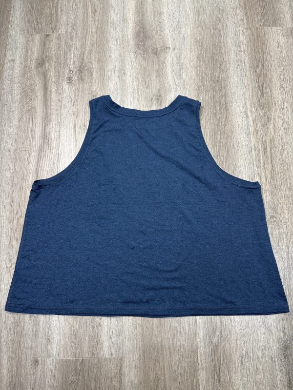 Athletic Tank Top By Athleta In Blue, Size: 2x Online Hot Sale