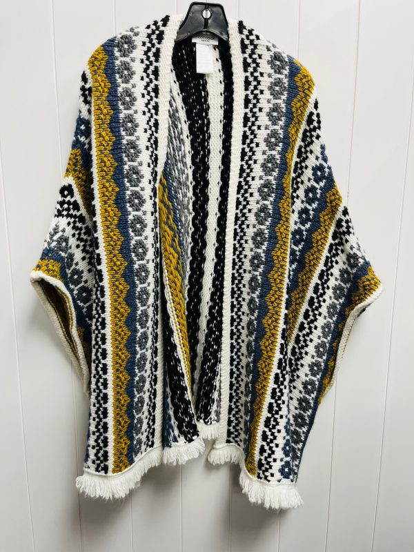 Sweater Cardigan By cocogio In Blue & Yellow, Size: Osfm Online Hot Sale