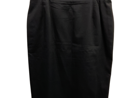 Skirt Luxury Designer By Yves Saint Laurent In Black, Size: 12 For Cheap