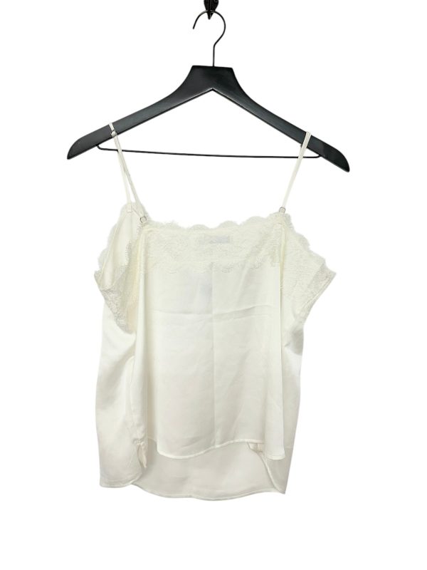 Top Sleeveless By Abercrombie And Fitch In Ivory, Size: L Online