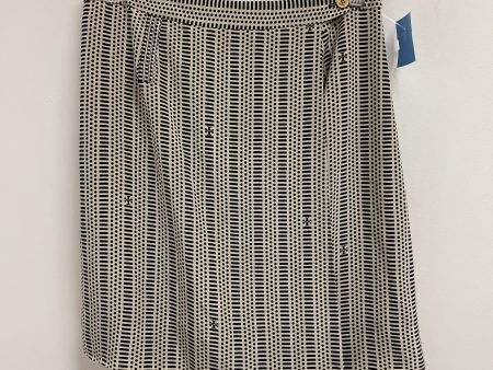 Skirt Designer By Tory Burch In Black & Cream, Size: 2 Fashion