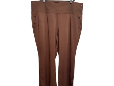 Athletic Pants By Athleta In Brown, Size: 2x Online Hot Sale